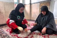 پوشش امدادی جمعیت هلال احمر در مراسم های سوگواری محرم در دهه اول