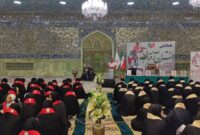 همایش بزرگ دختران آفتاب هلال‌احمر قم برگزار شد
