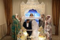 عقد ازدواج ۱۰۰ زوج جوان در روز بزرگداشت میلاد بانوی کرامت