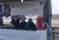 گزارش تصویری؛ خدمت رسانی به عزاداران حسینی در موکب انوار آفتاب