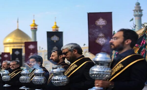برپایی دسته عزای خادمان حرم بانوی کرامت در سالروز شهادت امام جواد(ع) برپایی دسته عزای خادمان حرم بانوی کرامت در سالروز شهادت امام جواد(ع)