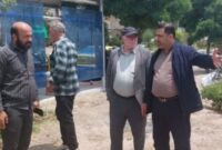 با هدف ساماندهی و احداث پایانه بازدید شهردار و رئیس شورای اسلامی شهر دستجرد از ایستگاه تاکسی‌های خطی
